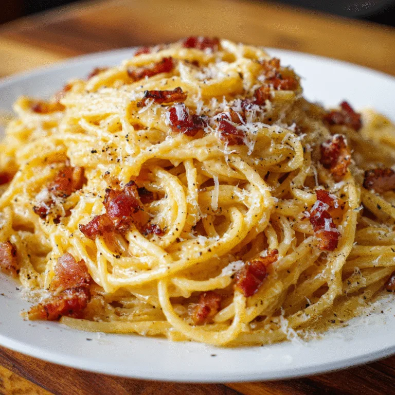 The Ultimate Creamy Bacon Carbonara: A Restaurant-Quality Dish in Your Own Kitchen