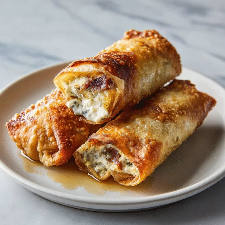 Air Fryer Jalapeño Popper Egg Rolls: The Ultimate Crispy Party Appetizer