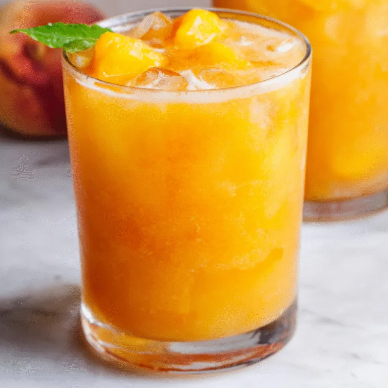 The Ultimate Homemade Peach Lemonade: A Refreshing Summer Delight