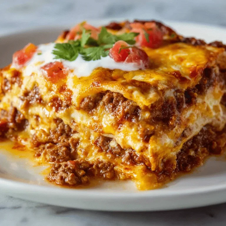 The Ultimate Mexican Lasagna Recipe: A Fusion of Comfort and Flavor