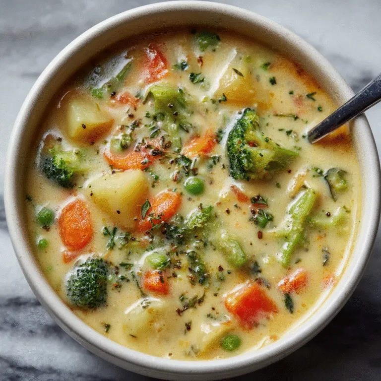 The Ultimate One-Pot Creamy Vegetable Soup: A Comfort Food Classic