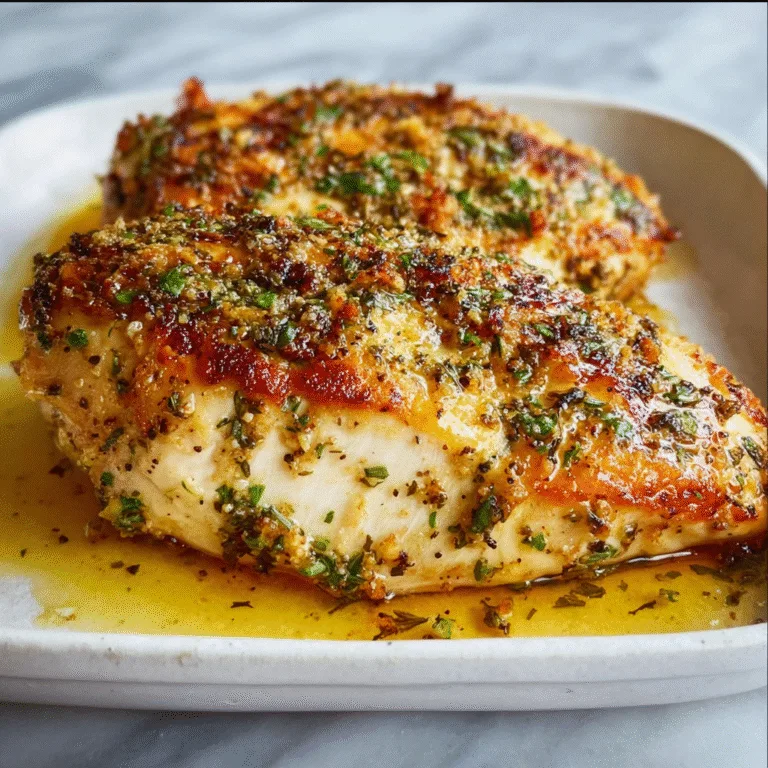 The Ultimate Herbed Parmesan Chicken: A Restaurant-Quality Meal Made Easy