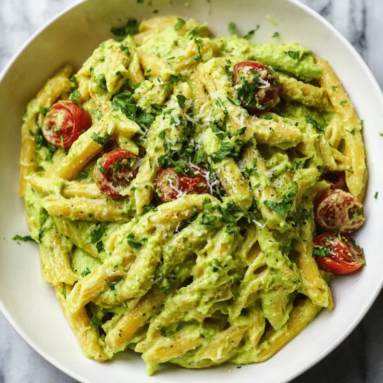 The Ultimate Creamy Avocado Pasta: A Healthy and Delicious Twist on Classic Comfort Food