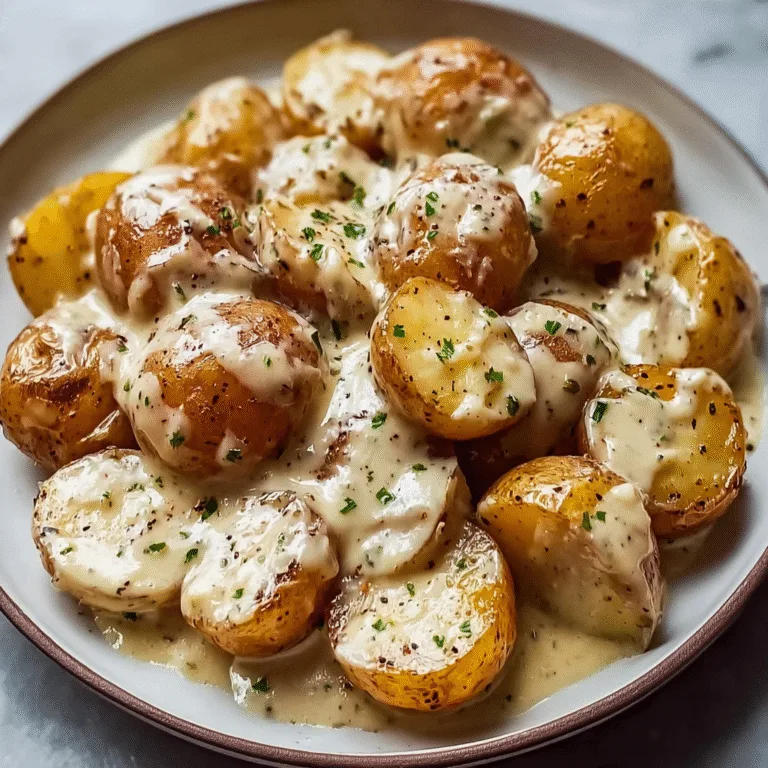 The Ultimate Creamy Garlic Sauce Baby Potatoes: A Comfort Food Masterpiece