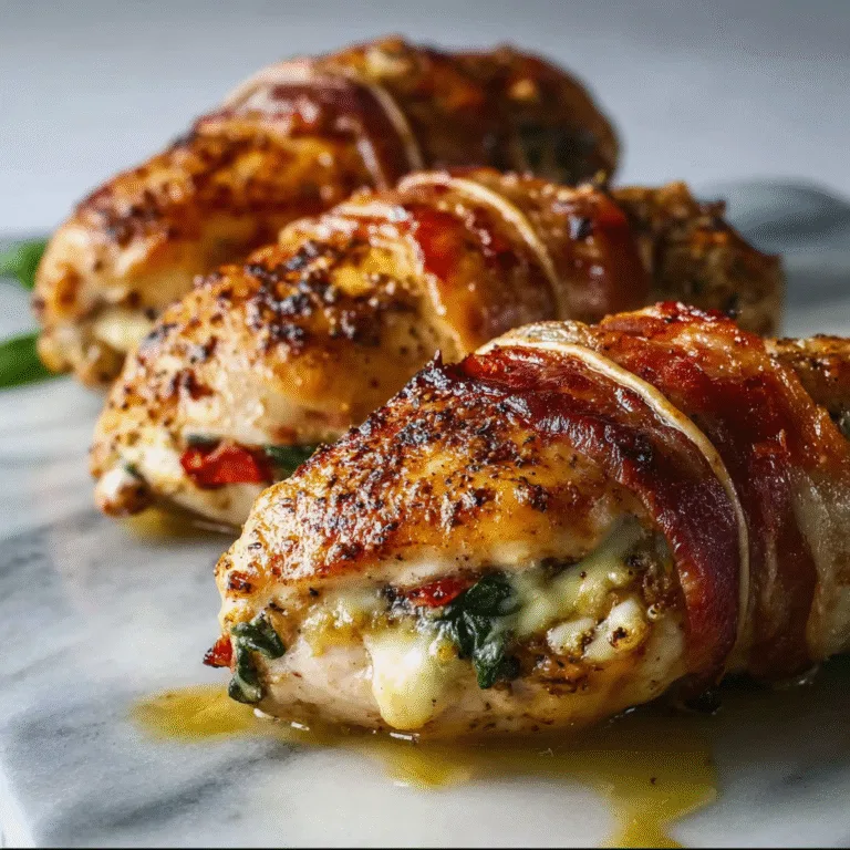 Roasted Red Pepper, Spinach and Mozzarella Stuffed Chicken: A Mediterranean Marvel