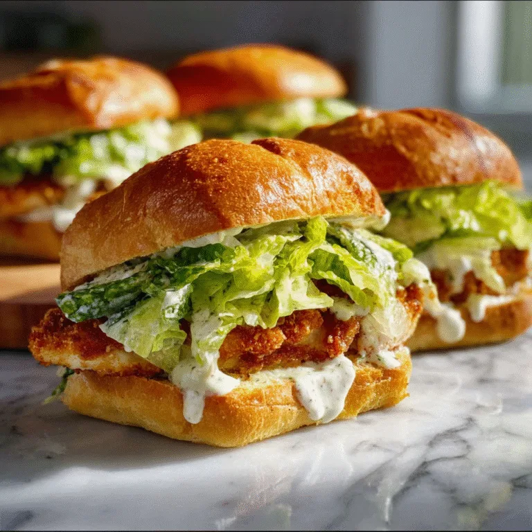 The Ultimate Crispy Chicken Caesar Sandwich: A Gourmet Twist on Two Classic Favorites