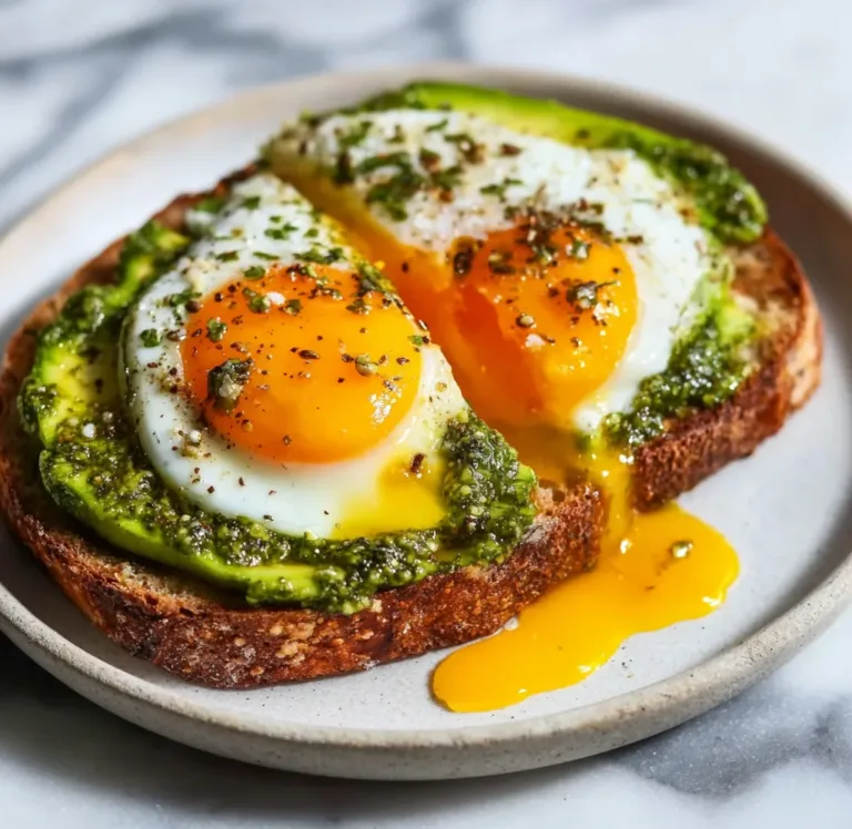 The Ultimate Jammy Egg, Avocado & Pesto Toast: A Gourmet Breakfast Revolution