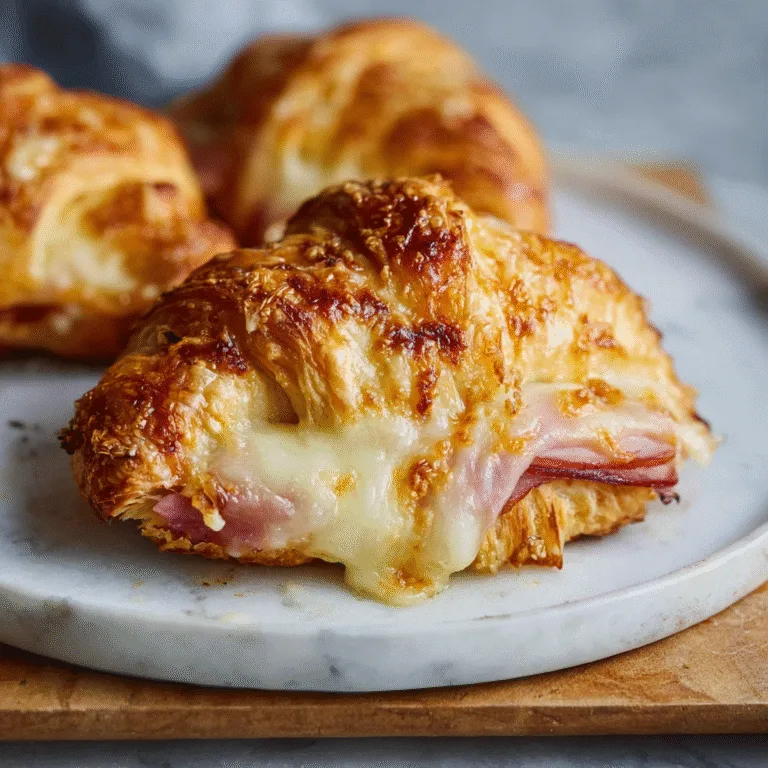 The Ultimate Baked Ham and Cheese Croissants Recipe: A Perfect Morning Indulgence