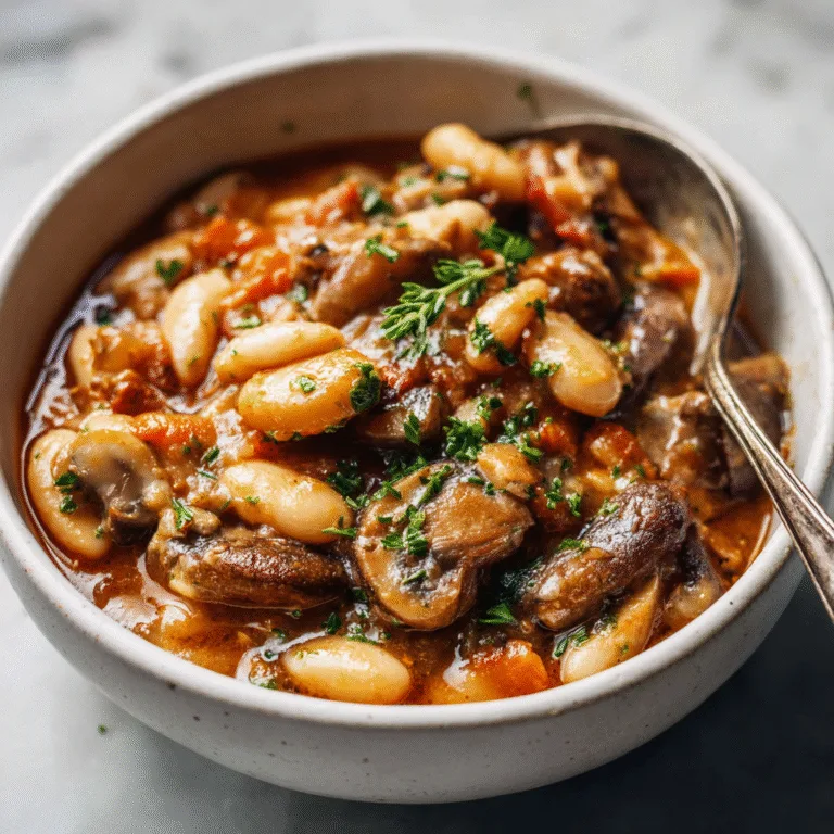Ultimate Cozy White Bean and Mushroom Stew Recipe – Perfect Winter Comfort Food