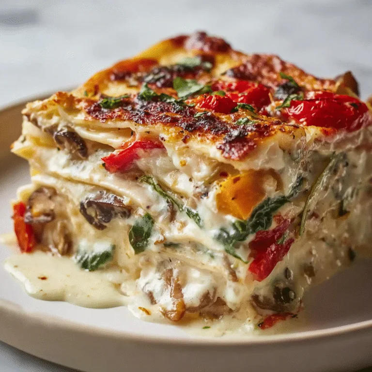 Ultimate Loaded Veggie White Lasagna: A Creamy Comfort Food Masterpiece