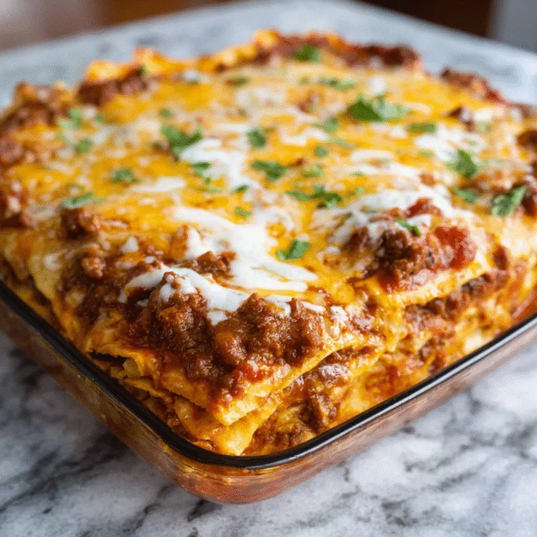The Ultimate Easy Mexican Lasagna Recipe: A Fusion Comfort Food Masterpiece
