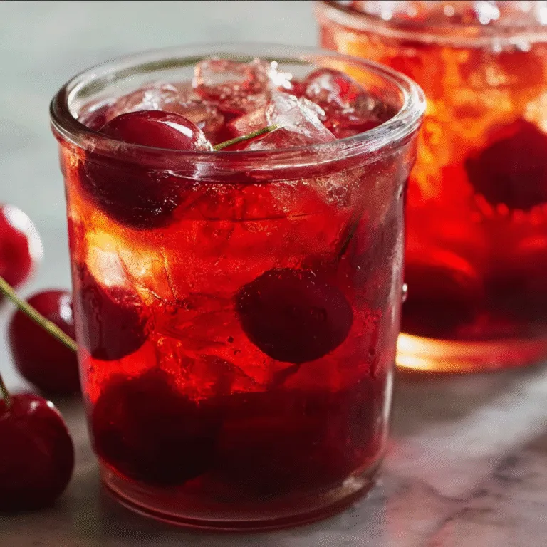 The Ultimate Cherry Ginger Iced Tea: A Refreshing Fusion of Sweet and Spicy