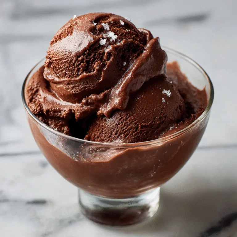 Rich & Creamy Chocolate Sorbet: The Ultimate Dairy-Free Chocolate Indulgence