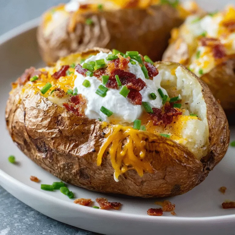 The Ultimate Air Fryer Baked Potatoes: Crispy Outside, Fluffy Inside Perfection