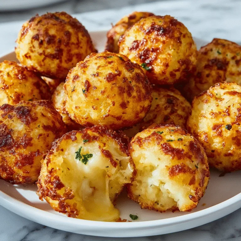 The Ultimate Air Fryer Cheesy Mashed Potato Balls: Transform Your Leftovers Into Golden Perfection