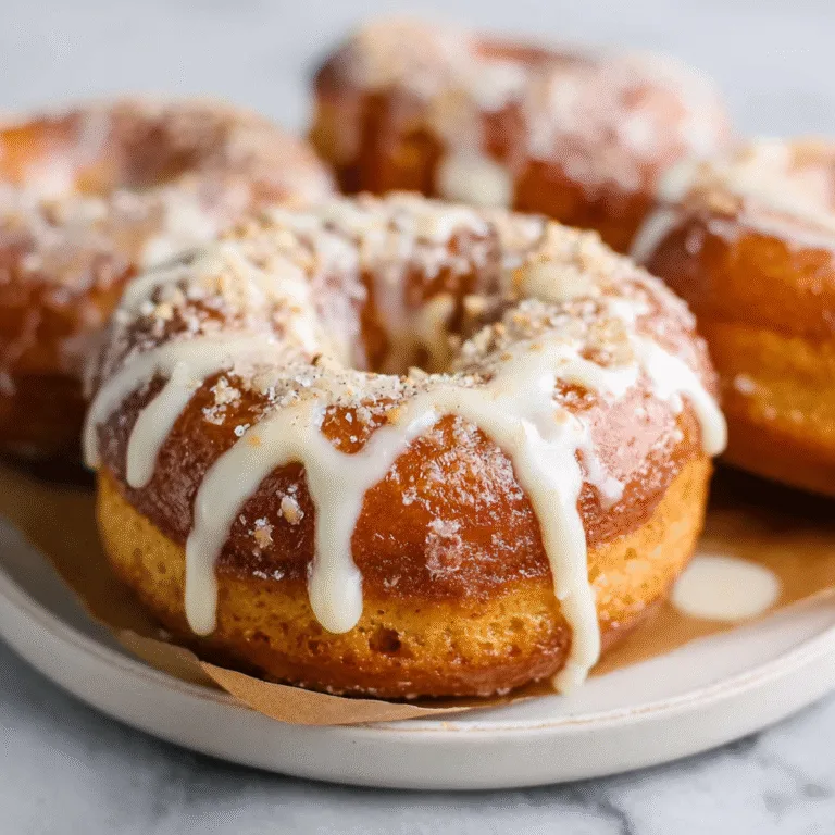 Pumpkin Spice Cheesecake Doughnuts: The Ultimate Fall Dessert