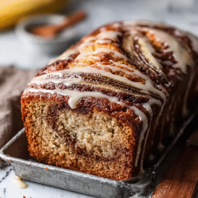The Ultimate Cinnamon Swirl Banana Bread: A Heavenly Twist on the Classic