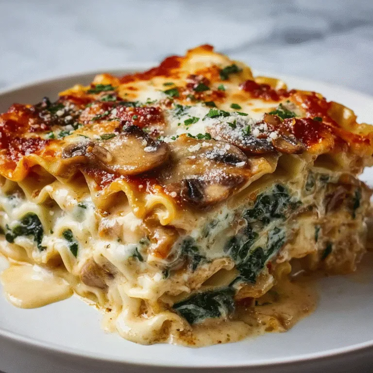 The Ultimate Mushroom and Spinach Lasagna: A Comfort Food Masterpiece