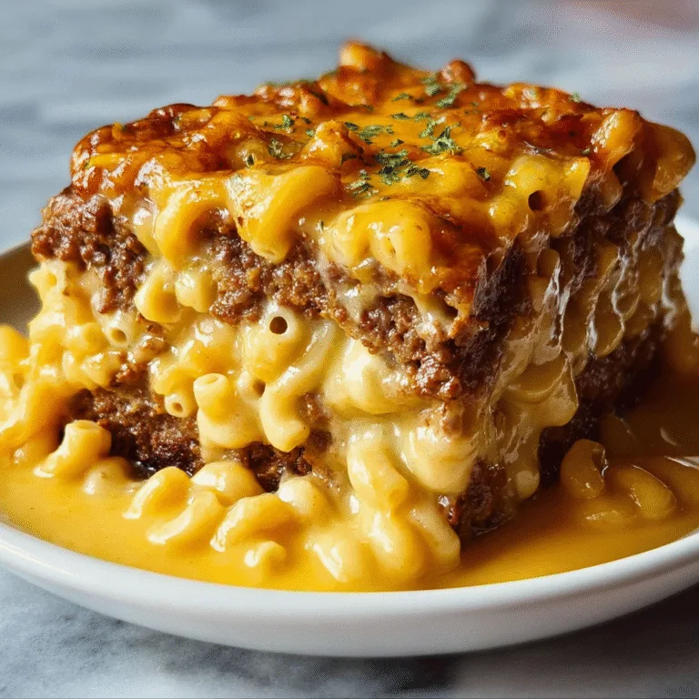 Ultimate Mac and Cheese Meatloaf Casserole: The Perfect Comfort Food Fusion