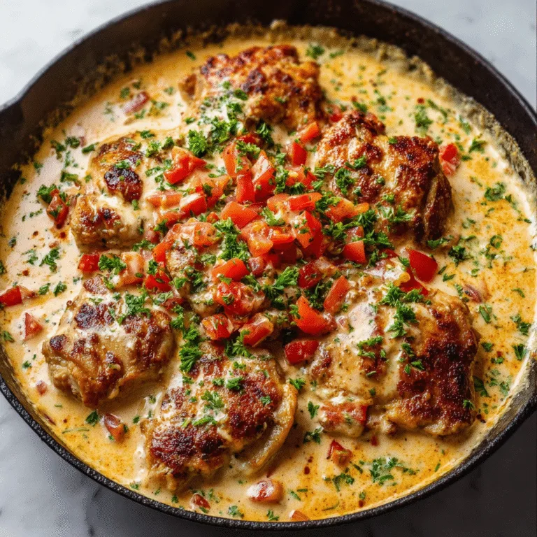 Cajun Chicken Skillet with Creamy Cheese Sauce: The Ultimate One-Pan Comfort Food