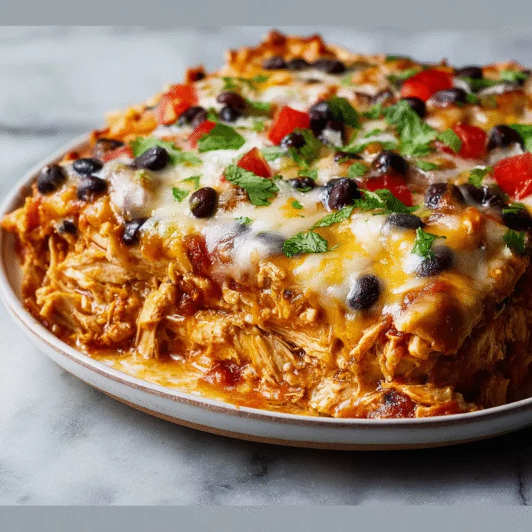 The Best Easy Chicken Burrito Casserole Recipe – Family Comfort Food at Its Finest