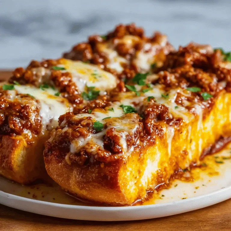 Sloppy Joe Garlic Bread: The Ultimate Comfort Food Fusion Recipe