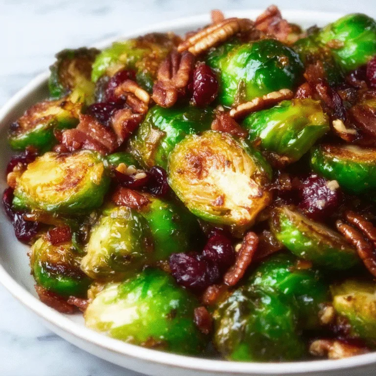 Roasted Brussels Sprouts with Bacon: The Ultimate Holiday Side Dish