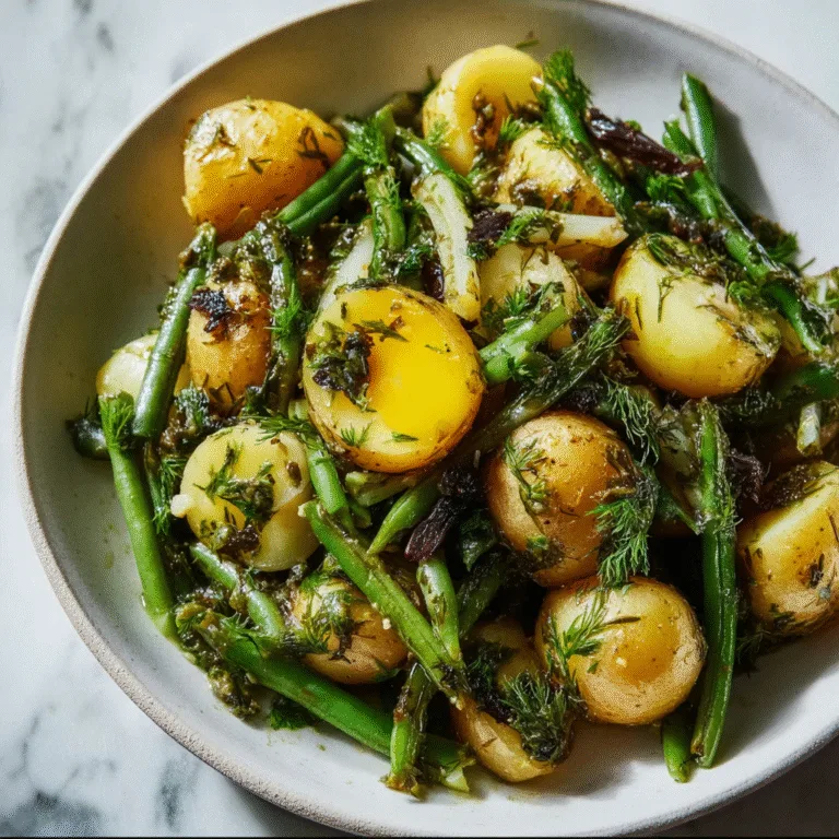 French-Style Potato and Green Bean Salad: A Classic Summer Side Dish