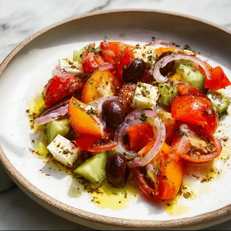Ultimate Vegan Greek Salad Recipe: Mediterranean Flavors Without the Dairy 🥗