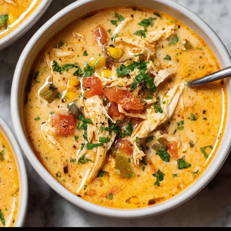 Creamy Chicken Taco Soup: The Ultimate Comfort Food Recipe