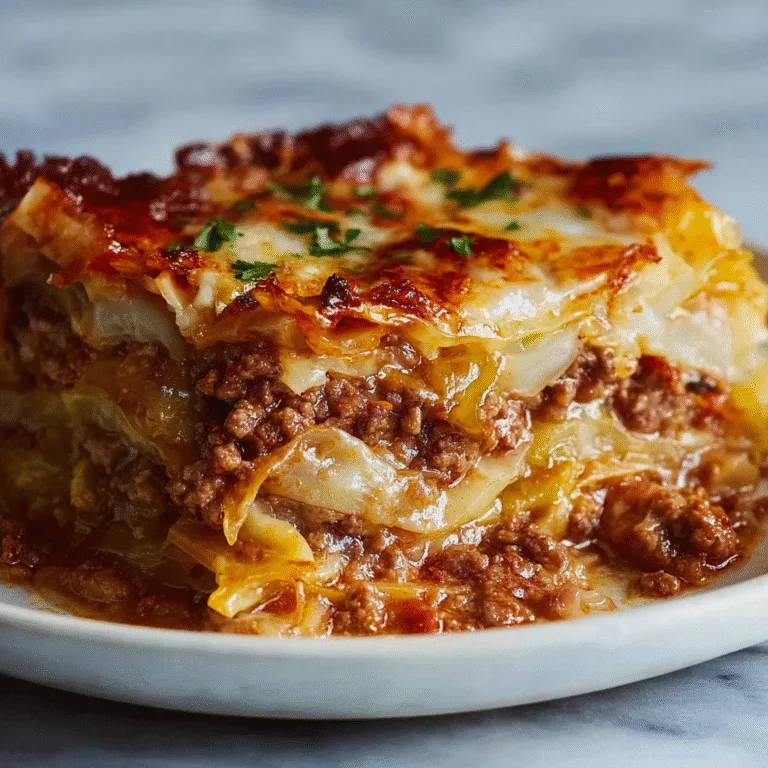 Ultimate Cabbage Beef Bake: The Perfect Comfort Food Casserole