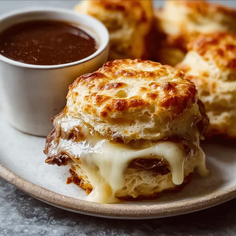 French Dip Biscuits Recipe – Ultimate Comfort Food Made Easy