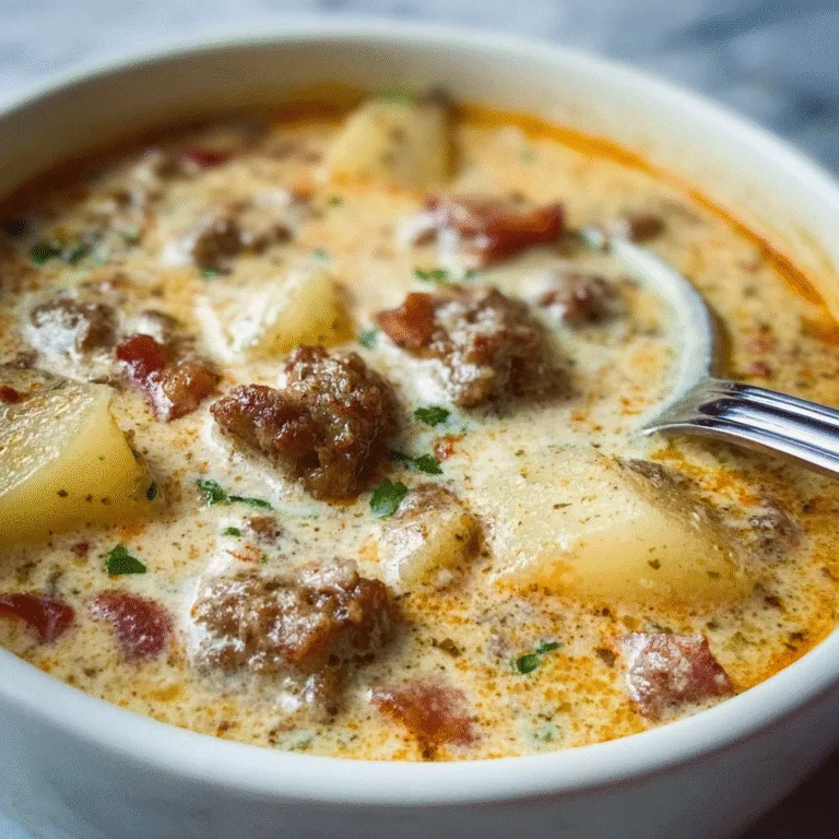 Ultimate Homemade Sausage Potato Soup Recipe – Comfort Food at Its Finest 🍲