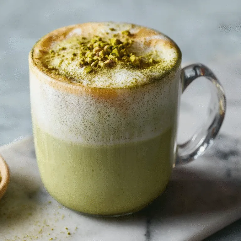 Creamy Homemade Pistachio Latte Recipe – Café-Quality Coffee at Home ☕
