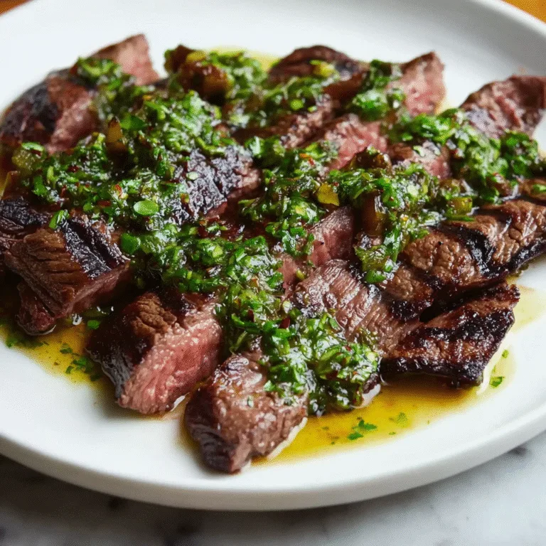 The Ultimate Churrasco Skirt Steak with Chimichurri Sauce: A South American Grilling Masterpiece