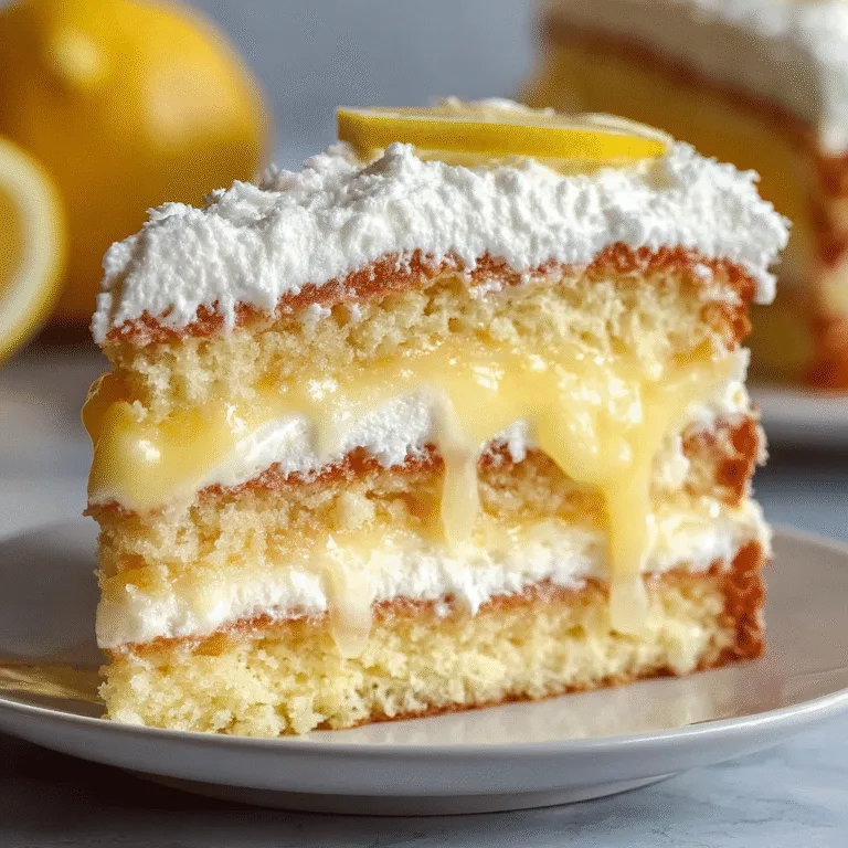 The Ultimate Italian Lemon Cream Cake Recipe: A Heavenly Citrus Dessert