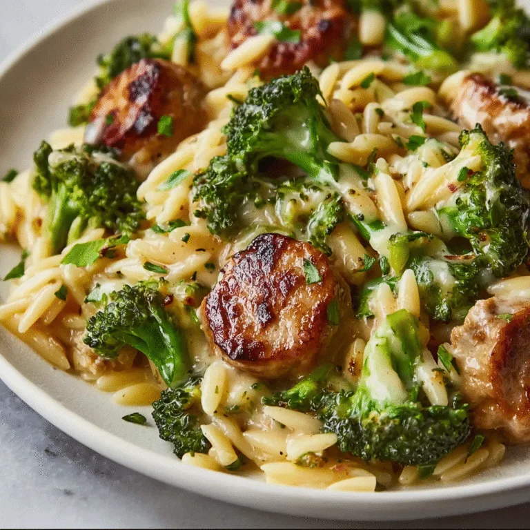 Chicken Sausage and Broccoli Orzo Recipe: The Ultimate One-Pot Comfort Meal