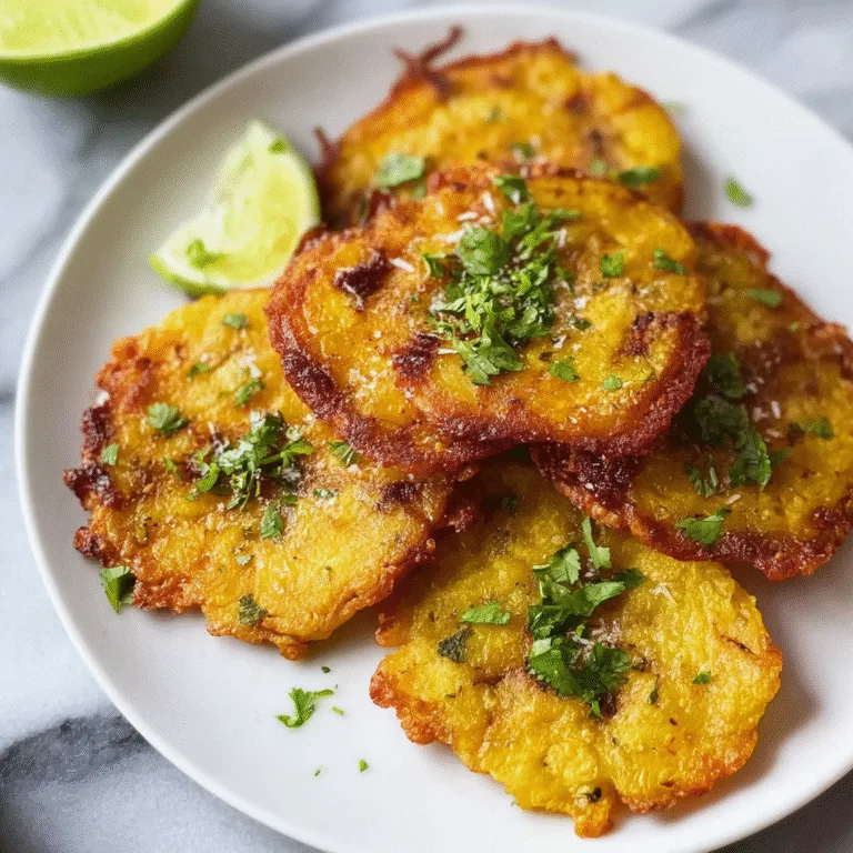 Crispy Air Fryer Tostones: The Perfect Golden Plantain Delight