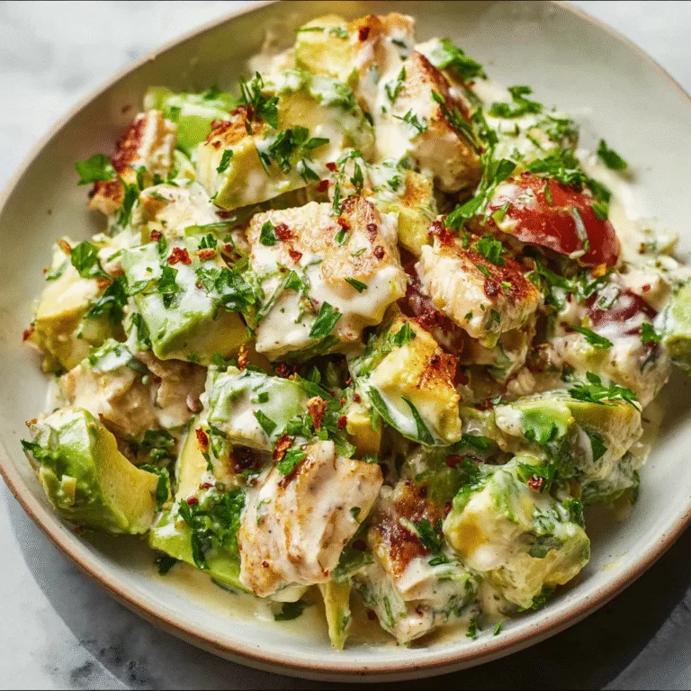 Healthy Avocado Chicken Salad: The Perfect Protein-Packed Meal