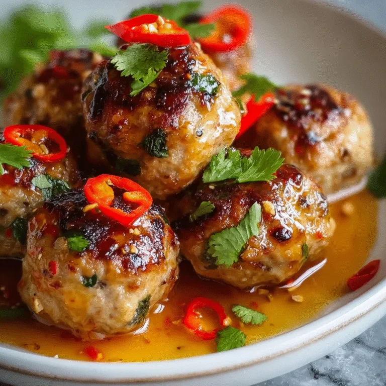 Easy Thai Baked Chicken Meatballs: Your New Favorite Weeknight Dinner