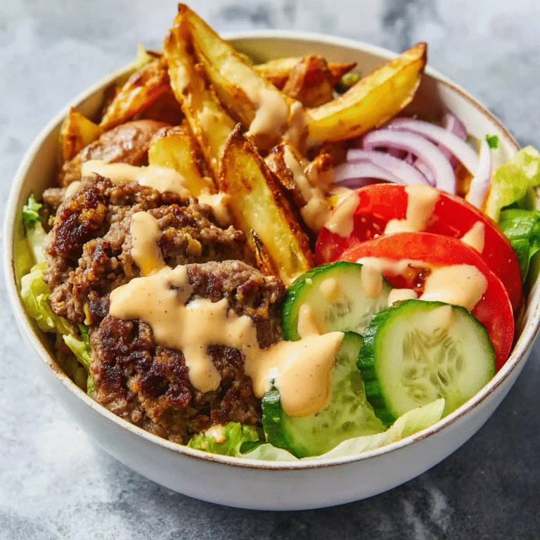 Healthy Burger Bowls with Special Sauce: The Ultimate Comfort Food Makeover