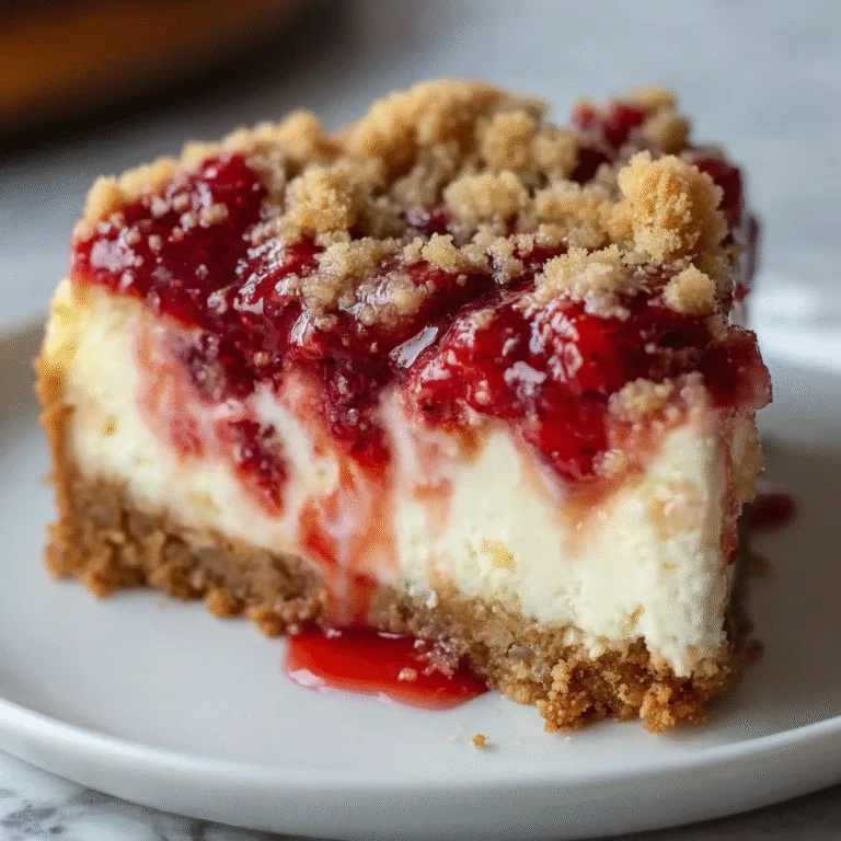 Strawberry Crumble Cheesecake: The Ultimate Homemade Dessert Recipe