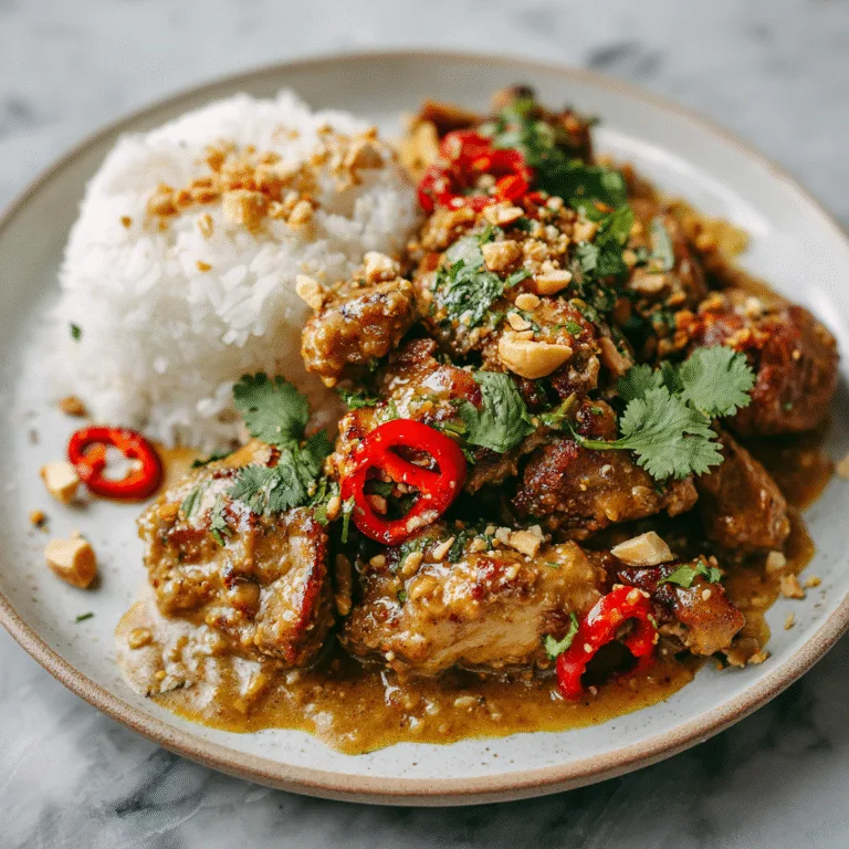 Thai Peanut Chicken: Restaurant-Quality Asian Fusion at Home