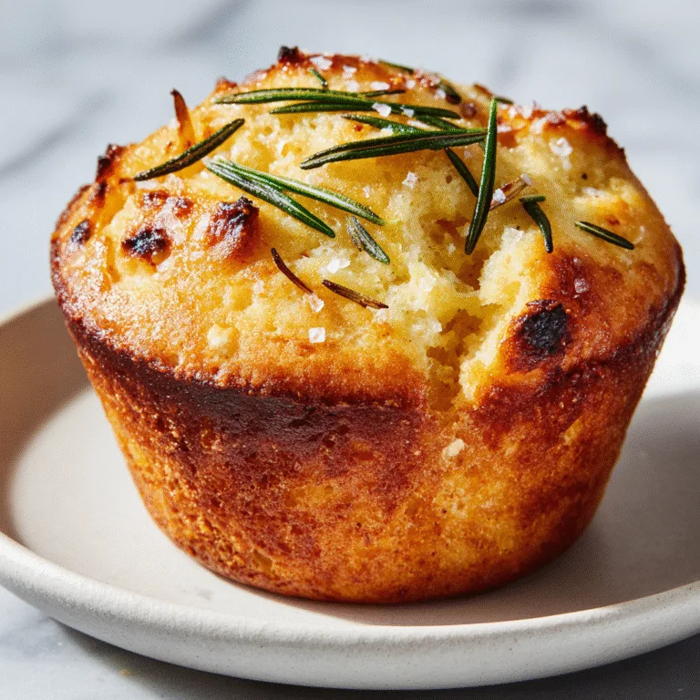 Easy Garlic Rosemary Focaccia Muffins: A Heavenly Italian-Inspired Bread Recipe