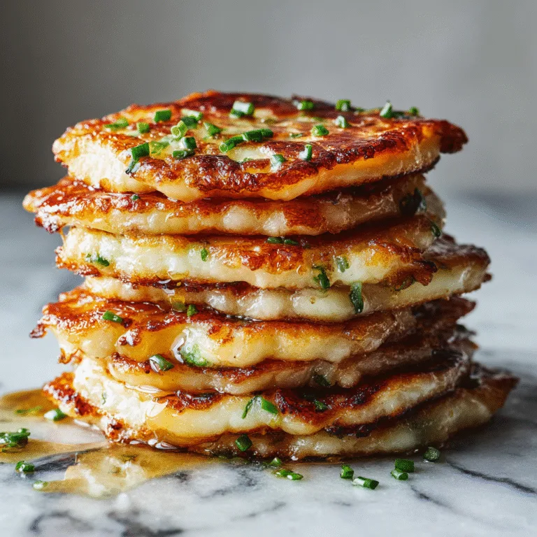 Korean Potato Cheese Pancakes (Gamjajeon): The Ultimate Crispy Comfort Food Recipe