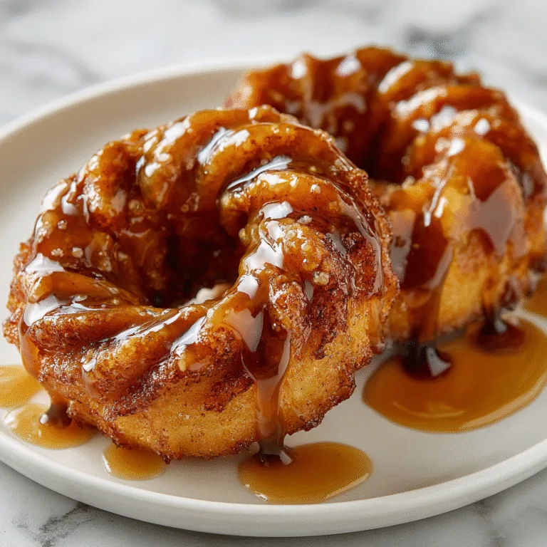 Hot Buttered Rum Glazed Crullers