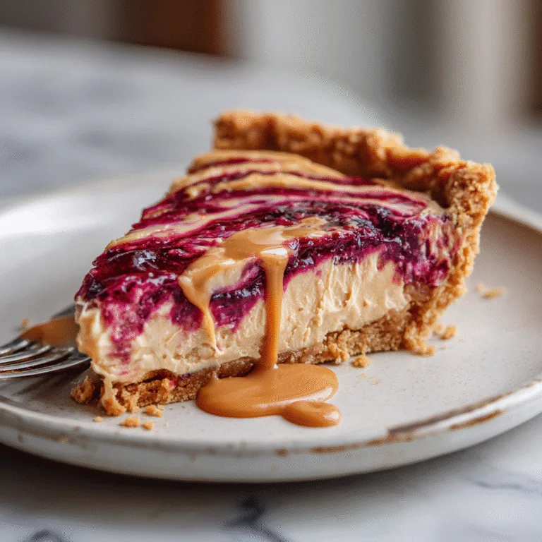 The Ultimate Peanut Butter and Jelly Pie: A Nostalgic Dessert That’ll Transport You Back to Childhood 🥜