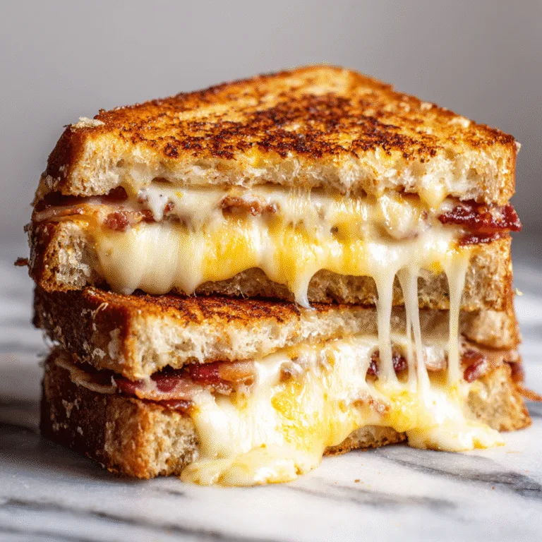 Ultimate Bacon Grilled Cheese Sandwich: The Perfect Comfort Food Recipe