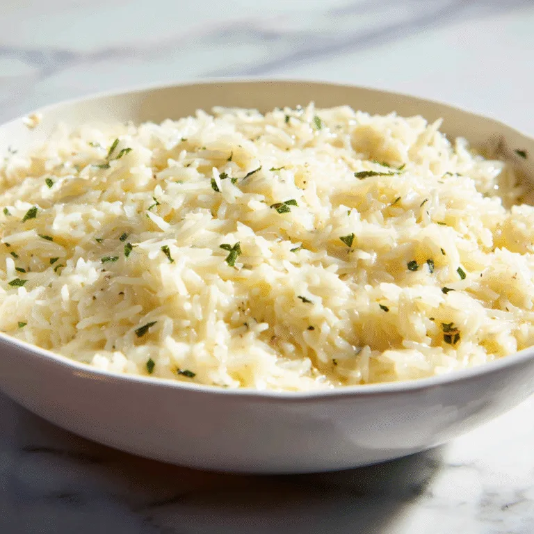 Creamy Garlic Parmesan Rice: The Ultimate Comfort Side Dish
