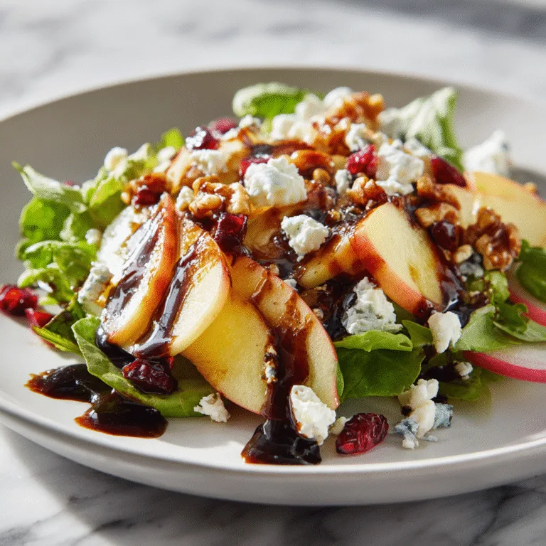Autumn Harvest Honeycrisp Apple and Feta Salad: A Symphony of Fall Flavors